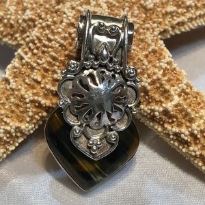 Silver .925 Tiger Eye Pendant